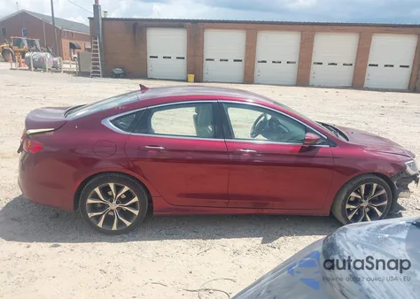 2015 Chrysler 200 C from USA, damaged, VIN 1C3CCCCG2FN620640